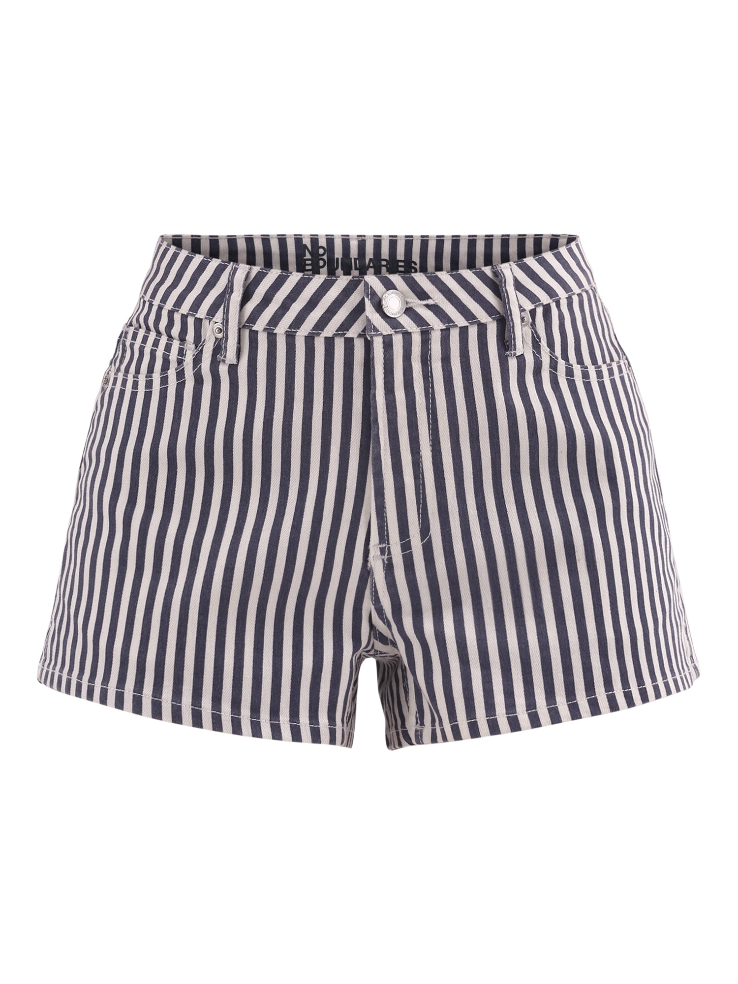 No Boundaries Denim Shorts, 3'' Inseam, Women's and Women's Plus