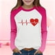 thumbnail image 1 of Blusas y camisas de manga larga y cuello redondo para niños y niñas, blusa informal de moda con bloques de color, manga larga y cuello redondo, estampado, para niñas de 2 a 15 años., 1 of 9