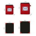 thumbnail image 2 of EXHUMKY Red Rectangular Pocket Blanket for Protect from Insects and Twigs 1Pack, 2 of 8