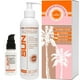 thumbnail image 1 of Sun Laboratories By Giesee Kit autobronceador con loción autobronceadora de 8 oz de bronceado durante la noche y crema facial bronceadora sin sol de 2 oz – Autobronceador inodoro no tóxico para piel c, 1 of 5
