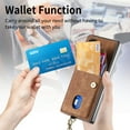 thumbnail image 3 of Feishell for Samsung Galaxy Z Fold 6, Wallet Case with Card Holder Leather Card Slots Kickstand Shockproof RFID Blocking Magnetic Clasp Protective Cover for Women Men for Samsung Galaxy Z Fold 6,Brown, 3 of 6