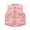 Light Pink, variant on Lopecy-Sta Toddlers Puffer Vest Winter Children's Puffer Vest High Stand Collar Lightweight Insulated Crop Vests Outerwear with Pockets