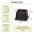 thumbnail image 2 of Lutown-Teen Bed Risers 2 inch Heavy Duty Furniture Risers for Sofas, Chair Risers Sofa Risers Table Risers Set of 9 Pack, Black, 2 of 6