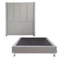 thumbnail image 1 of Box Base Cama Individual + Cabecera Nizza Gris, 1 of 7