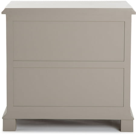 Finch - Ellison Mango Wood 2-Shelf Sideboard - Gray