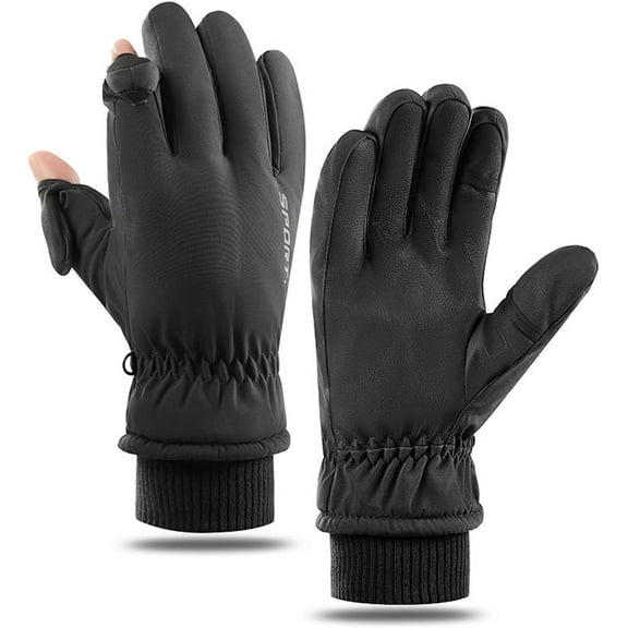 Jtbuh XLY Women's Men's Winter Gloves, Cold Weather Warm Gloves,Running,Hiking,Fishing,Hunting,Finger Touch Screen Gloves