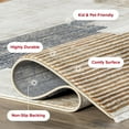 thumbnail image 3 of nuLOOM Vanita Transitional Southwestern Fringe Area Rug, 2' 6" x 10', Runner, Navy, 3 of 16