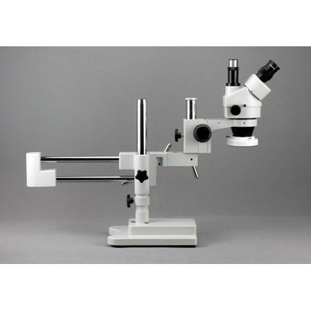 Gem Zoom Microscope AmScope SM-4TY-80S Professional Trinocular Stereo Zoom Microscope, WH10x Eyepieces, 7X-90X Magnification, 0.7X-4.5X Zoom ()