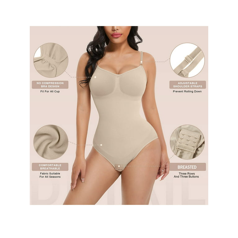 LaLaAreal Shapewear for Women Tummy Control Body Shaper Adjustable