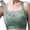 Green, variant on Womens Bras Seamless Support Lace Flower Bandeau Striped Strap Removable Padding Smooth Full Coverage Bralette Soft Bralettes Underwear Green XL