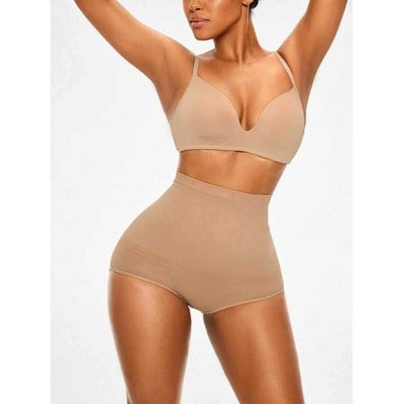 High Waisted Shapewear for Women Tummy Control Panty Underwear Seamless Comfort Slimming Briefs