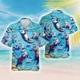 thumbnail image 3 of Camisa hawaiana con estampado 3D de nutria marina divertida, camisetas gráficas de animales marinos para hombres, ropa Harajuku, blusas de manga corta, blusas Y2k, 3 of 4
