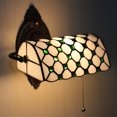thumbnail image 4 of MyArtWe Bankers Wall Sconces Tiffany Style Lamp Retro Lampshade with Crystal Beads, 4 of 8