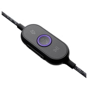 Logitech Zone Wired Noise Cancelling USB-C Headset with USB-A Adapter, Graphite