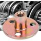 thumbnail image 2 of Brad Hole Tuerca en T 5 piezas Brida de tuerca en T 3 orificios Sujetador de muebles de hierro galvanizado Base en T Tornillo redondo Tuerca Muebles Hardware Brida Insertar Rosca hembra (M6) esquí esquí Gafas de esquí, 2 of 5