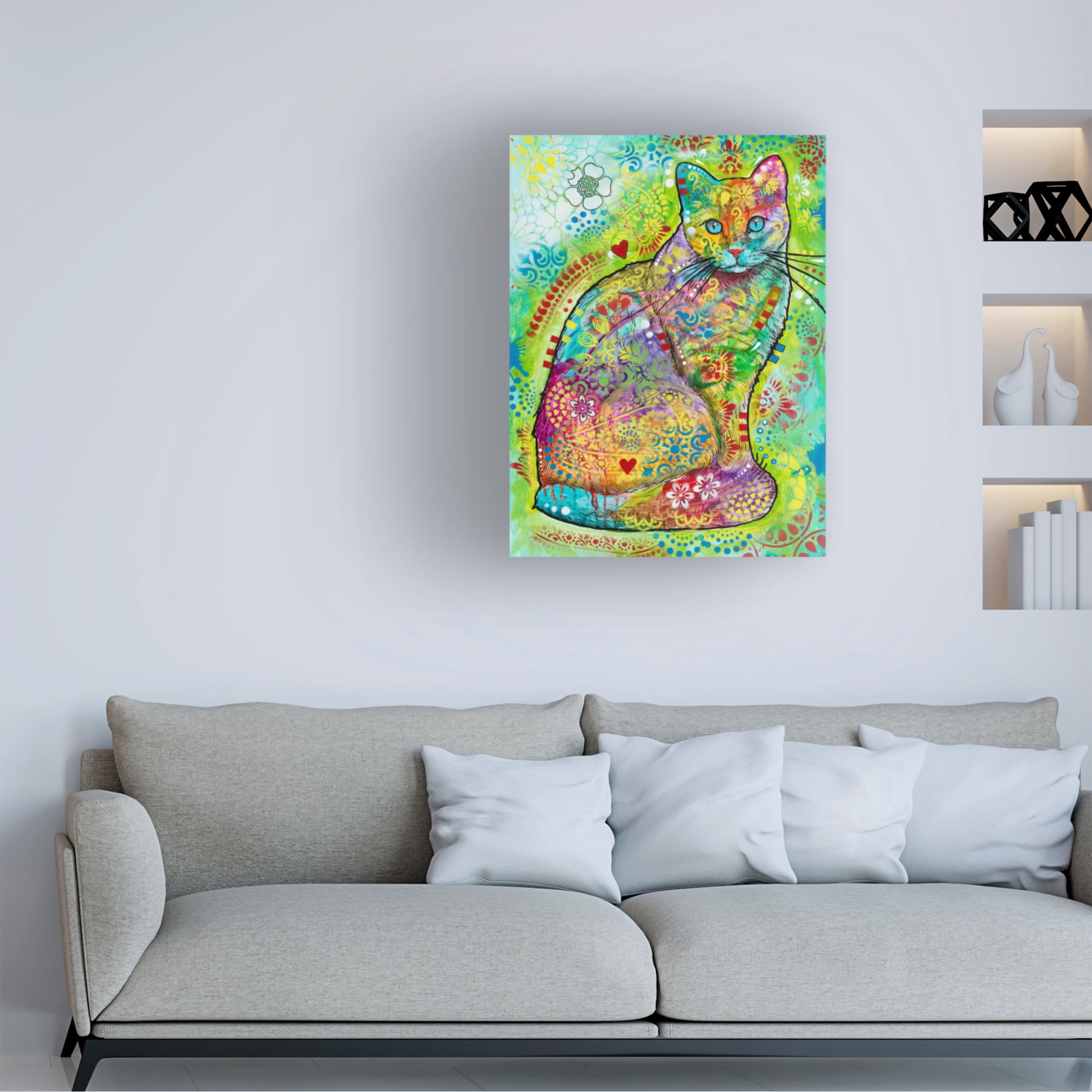 Canvas Wall Art - Dean Russo 'Lil Blue Eyes' Wall Art for Living Room, Bedroom, or Office Décor by Trademark Fine Art - 24 x 32 Inches