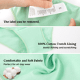 thumbnail image 5 of COOPLUS Womens Cotton Hipster Underwear No Show Cheeky Soft Stretch Bikini Briefs 10 Pack,S-XL, 5 of 10