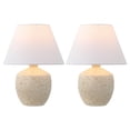 thumbnail image 4 of JONATHAN Y Myron 18" Minimalist Scandinavian Concrete Effect Resin/Iron LED Table Lamp, Cream (Set of 2), JYL5606C-SET2, 4 of 6