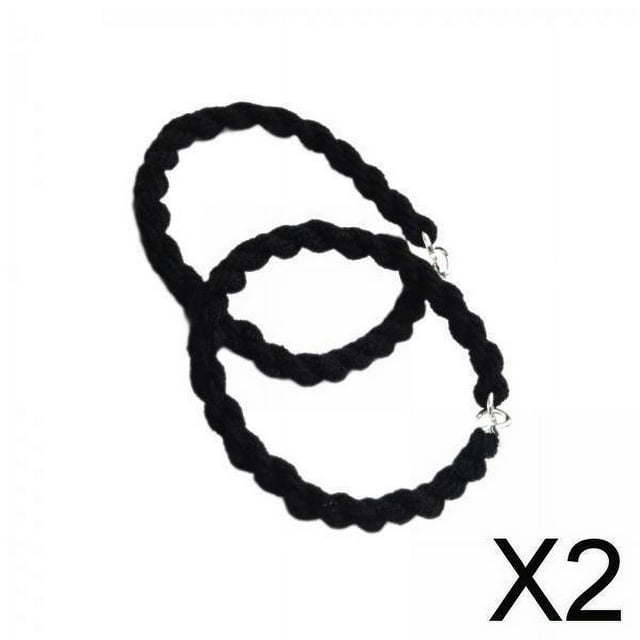 2x Correa para Cinturón de Pierna para Cordón Elástico Tamaño Correa para Pierna de Pantalón de Buena Flexibilidad Bota de 2 piezas