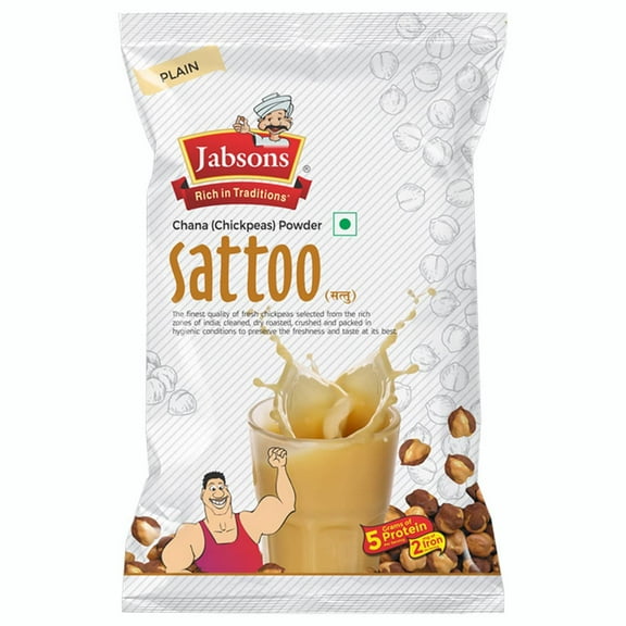 Jabsons - Sattoo Flour, Chana Chickpeas Powder, 500g (17.6 Oz)