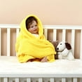 thumbnail image 4 of CREVENT 30''X40'' Soft Cozy Warm Baby Blankets for Boys Girls Solid Color - All Season Use - Newborn Essentials (Wave Yellow), 4 of 5
