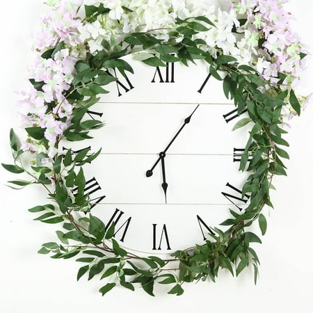 Garland Wholesale BalsaCircle 60-Inch long Green Artificial Willow Leaves Vine Garland - Wedding Party Reception Centerpieces Wholesale Decorations ()