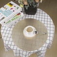 thumbnail image 6 of Round Placemats Heat Resistant Woven Vinyl PVC Dining Table Mats, 15inch/38cm Non-slip Washable Place Mats 6PCS for Christmas Dinner Party Restaurant Hotel, 6 of 7