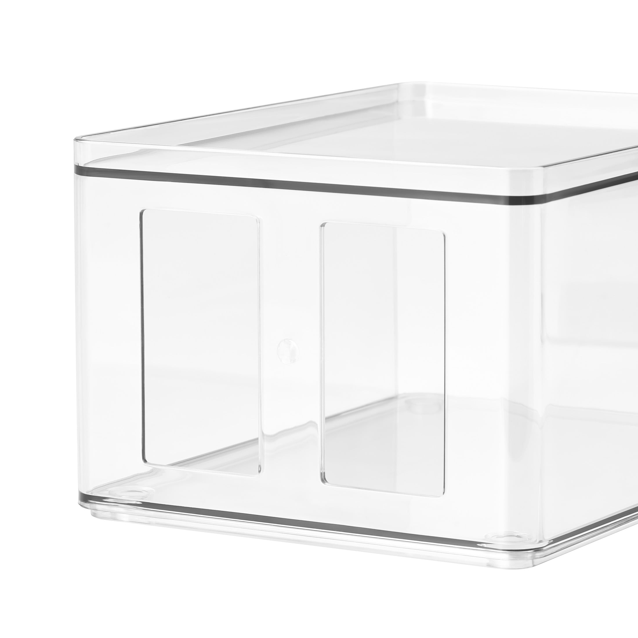 Clear Stackable Storage Drawer by Simply Tidy - Waterproof & Dustproof Organizer with Non-Slip Base for Craft - Office & Home Supplies - 1 Pack