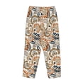 thumbnail image 4 of Kdxio Women's Comfy Stretch Floral PaisleyPrint Drawstring Pajama Pants-Small, 4 of 9