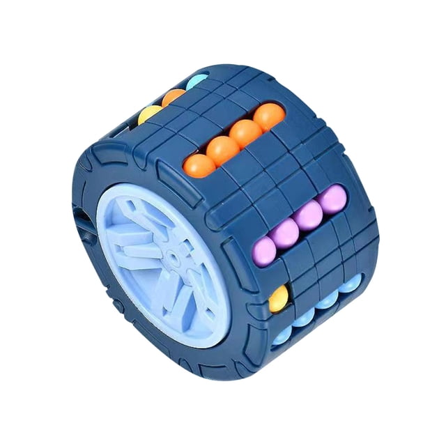CEHVOM Wheel Shape Decompression Magic Spinning Kids Educational Toys Gift
