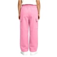 thumbnail image 5 of Hvarlaun Kids Sweatpants Cargo Jogger Pants for Boys and Girls with Pockets, Elastic Waist Drawstring Loose Straight Leg Casual Activewear, Sizes 4-15 Years, 5 of 7