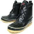 thumbnail image 2 of Men's Duck Boots Leather Thermolite Waterproof Hiking Snow Shoes, 2 of 4