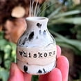 thumbnail image 4 of Hand-Thrown Whiskers Keepsake Vase, Cat Whisker Holder, Pet Whisker Collector Jar for Shed Whiskers & Fur, Decorative Small Bud Vase, Thoughtful Memorial Gift for Cat Lovers (#A), 4 of 8