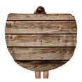 thumbnail image 1 of JSDART 60 inch Round Beach Towel Blanket Distressed Aged Wood from Barn Rustic Board Old Abstract Travel Circle Circular Towels Mat Tapestry Beach Throw, 1 of 2