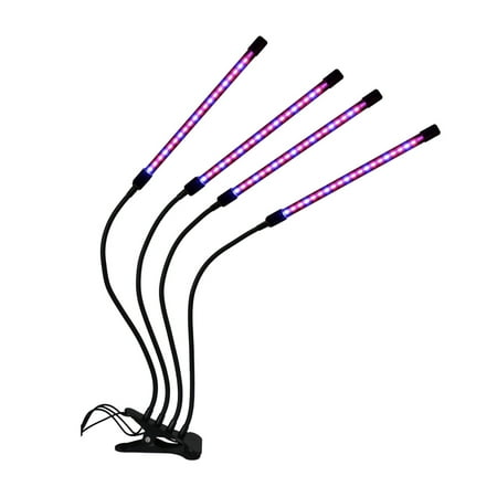 

Machinehome Grow Light USB 5V 2A Full Spectrum 360° Flexible Plant Heads Lamp Adjustable Waterproof Growing Lamp 4 Heads