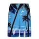 thumbnail image 4 of Ceisia Men's 2-in-1 Swim Trunks Surf Beach Themed Print Quick-Dry Beach Shorts with Compression Liner Gifts, 4 of 6