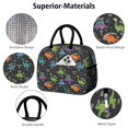 thumbnail image 4 of Womens Black Dinosaurs with Weight Tags Lunch Box for Work,Insulated Lunch Bag for Women,Loncheras Para Mujer,Leakproof Adult Lunch Bag for Work,Beach,Travel,Picnic,Camping, 4 of 7
