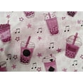 thumbnail image 5 of oneOone Cotton Cambric Dark Magenta Fabric Ice Cream Sewing Material Print Fabric By The Yard 56 Inch Wide, 5 of 6