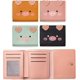 thumbnail image 1 of 4 Pcs Women Cute Wallets PU Leather Wallet RFID Blocking Trifold Wallets Pig Wallet with ID Window Small Card Holder for Teen Girls and Ladies Wallet, 1 of 4