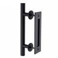 thumbnail image 5 of Goodhd 12Inch Sliding Barn Door Handle Pull And Flush Gate Hardware Kit Set Matte Black, 5 of 8