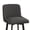 Black Gray- Fabric, variant on MultiHaven 29" Swivel Bar Stools Set of 2,Square Back&Metal Legs,Fabric Counter Height Chairs for Kitchen Island,Bar,Cafe-Black Grey