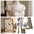 thumbnail image 3 of Forautely 4 Pcs Vintage Plum Blossom Iron on Patches, Embroidery Flower Vines Sew On Appliques for Wedding Dress Repair DIY Craft,Coffee-Pink, 3 of 9