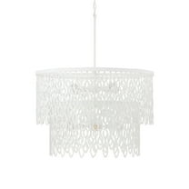 Capital Lighting 352971 Phoebe 7 Light 31" Wide Pendant - White
