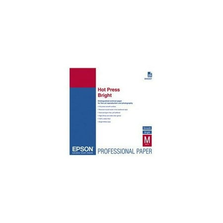 Epson Fine Art Paper - 13" x 19" - 330 g/m² Grammage - Matte, Smooth - 96 Brightness - 25 / Pack