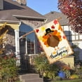 thumbnail image 5 of Happy Thanksgiving Funny Turkey Garden Flag Pumpkin Sunflower Double Sided Flags 28" x 40" Maple Leaves Fall Autumn Harvest Rustic Large Flag Banner Yard Outdoor Decoration Patio, 5 of 5