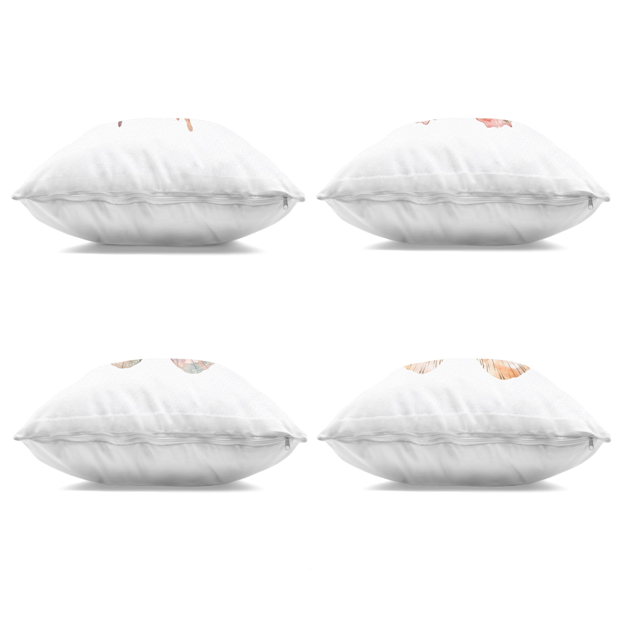 Stupell Industries Watercolor Butterfly Forms 4 Piece Decorative Printed Throw Pillow Set, design by Kim Allen