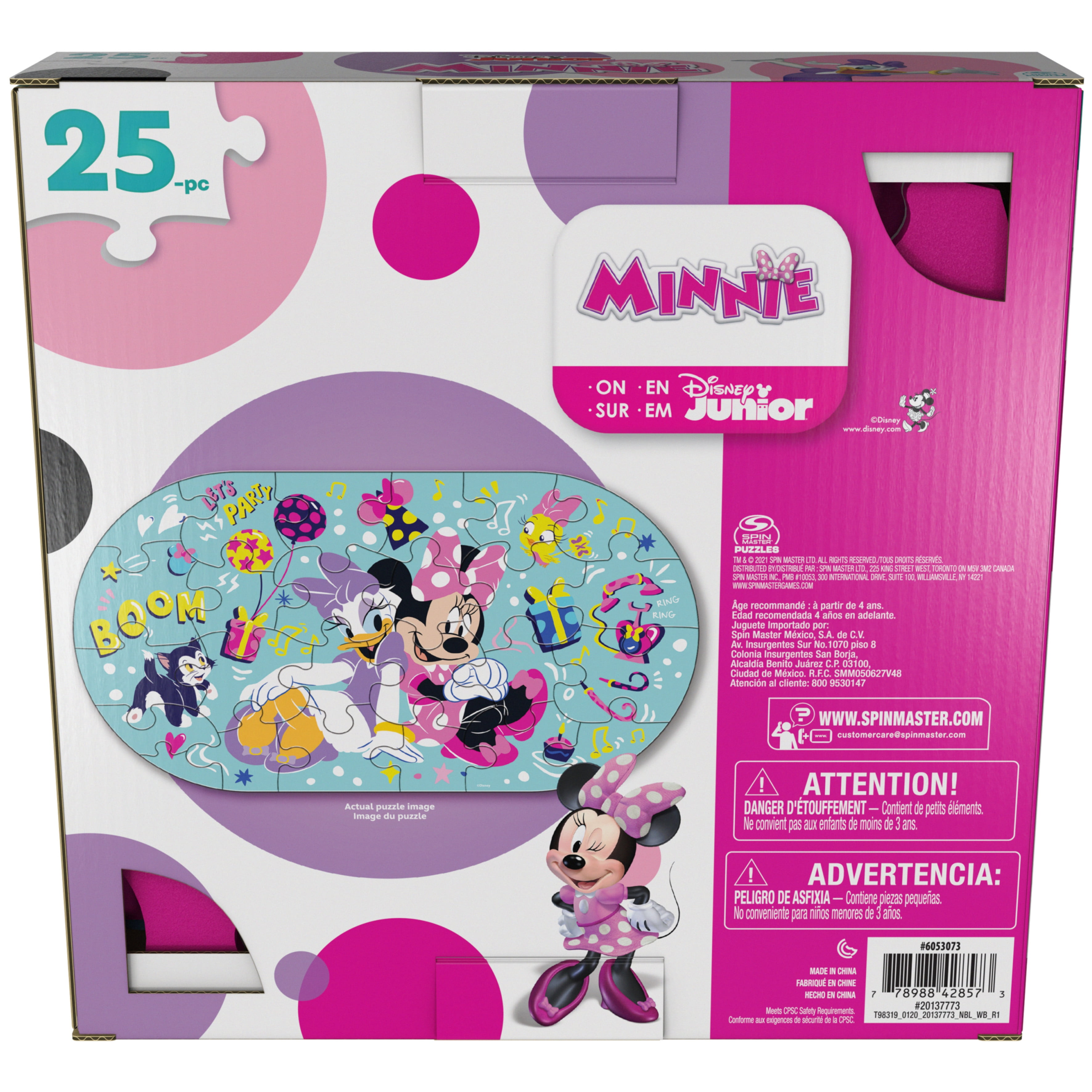 4 Puzzle 12, 16, 20, 25 pièces Minnie, Disney