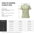 thumbnail image 5 of Naloa Daisies Flowers Print T-Shirts Short Sleeve V Neck Tees for Women Fashion Tops Trendy Lightweight Soft Casual Summer Outfits Clothes, 5 of 5