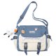 thumbnail image 1 of Bolso Escolar para Mujer Bolso Bandolera Con Múltiples Bolsillos Y Bolso para Libros (azul), 1 of 9