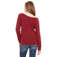 thumbnail image 3 of Women's Long Sleeve Boatneck Fleece Sweatshirt, 3 of 3